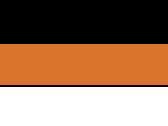 Black/Orange/White