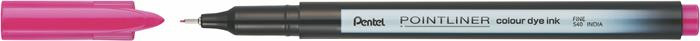 Liner, 0,4 mm, PENTEL "Pointliner", ružový