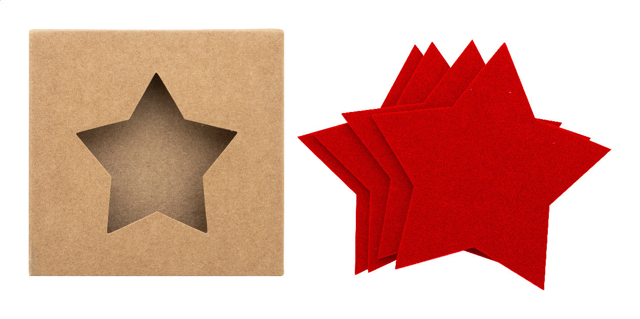 Vagnes chyba vianočných podtáckov z RPET