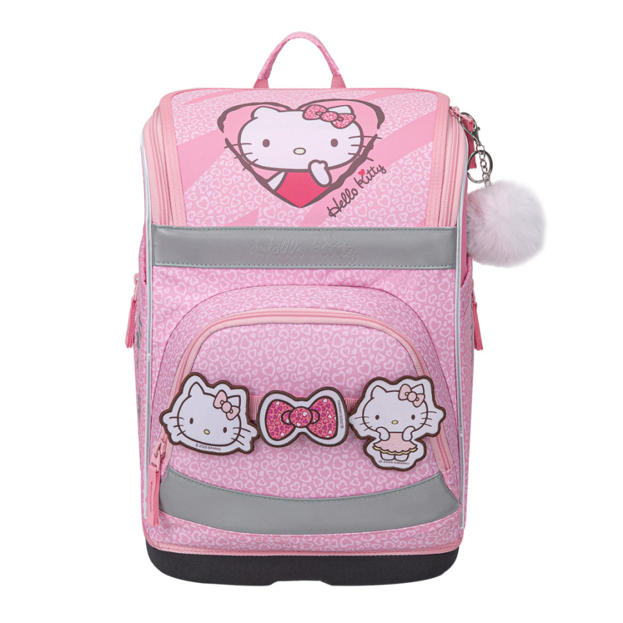 BAAGL Školská aktovka Zippy Plus Hello Kitty Sweet Leopard GRS