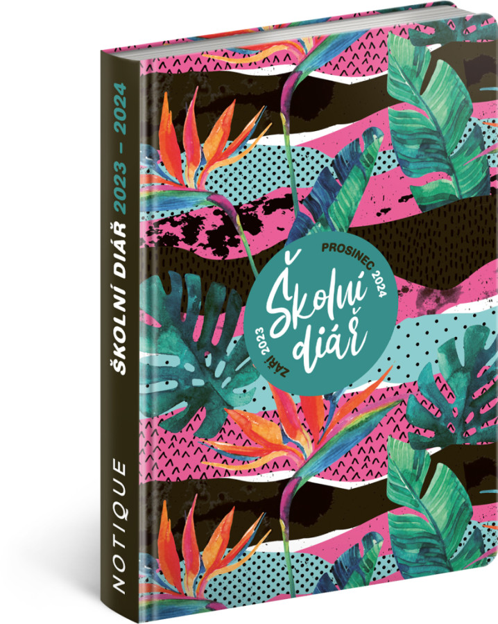 Školský diár Fresh (september 2023 – december 2024), 9,8 × 14,5 cm