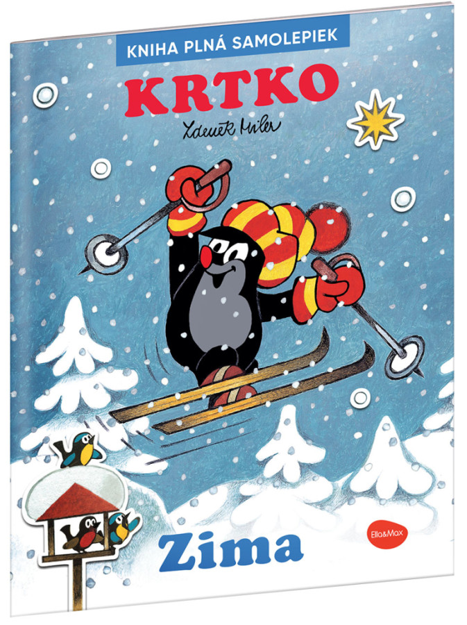 KRTKO a ZIMA ─ Kniha samolepiek