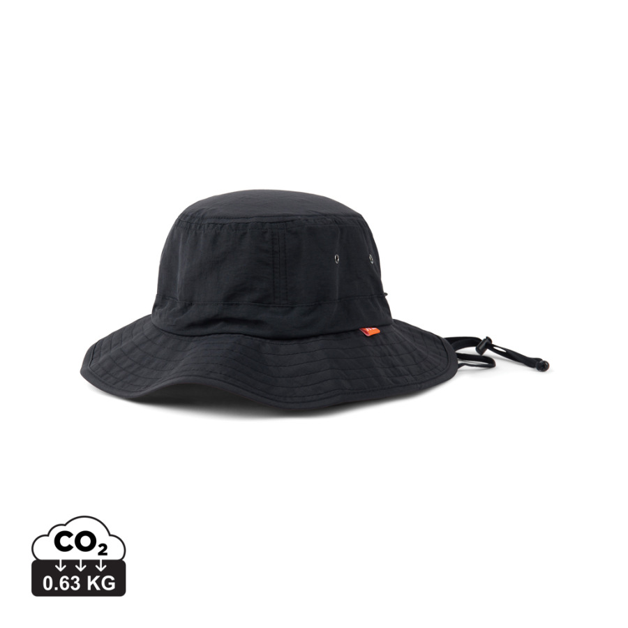 Nordic Drift RCS Horizon klobúk bucket hat UPF 50+ čierna