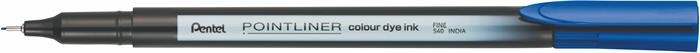 Liner, 0,4 mm, PENTEL "Pointliner", tmavomodrý