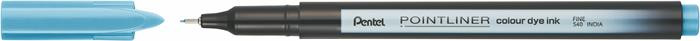 Liner, 0,4 mm, PENTEL "Pointliner", morský modrý