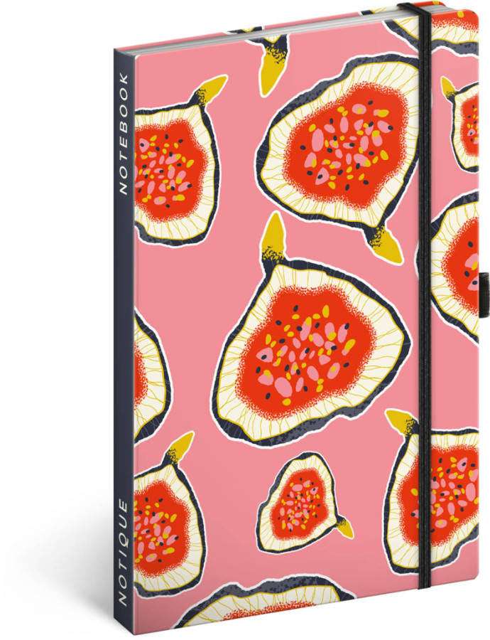 NOTIQUE Notes Figy, linajkovaný, 13 x 21 cm