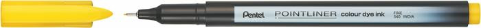 Liner, 0,4 mm, PENTEL "Pointliner", žltý