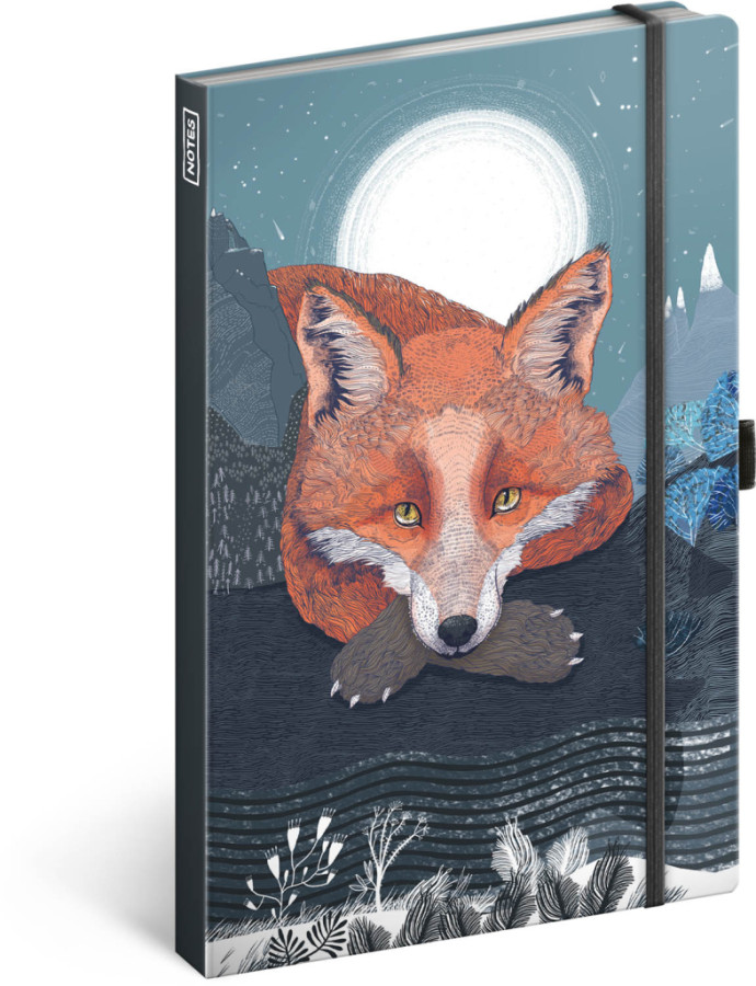 NOTIQUE Notes Animalium – Lucie Jenčíková, linajkovaný, 13 x 21 cm