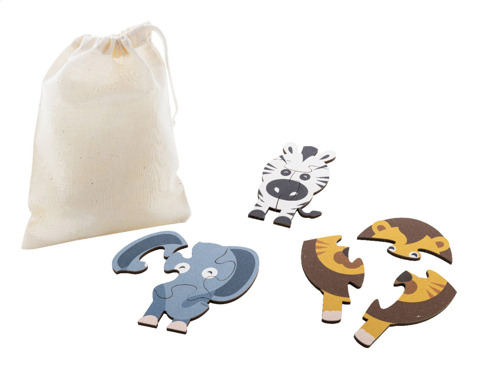 Zoofrik puzzle hra, zvieratá