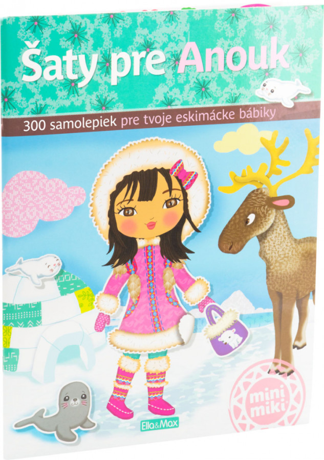 Šaty pre ANOUK – Kniha samolepiek