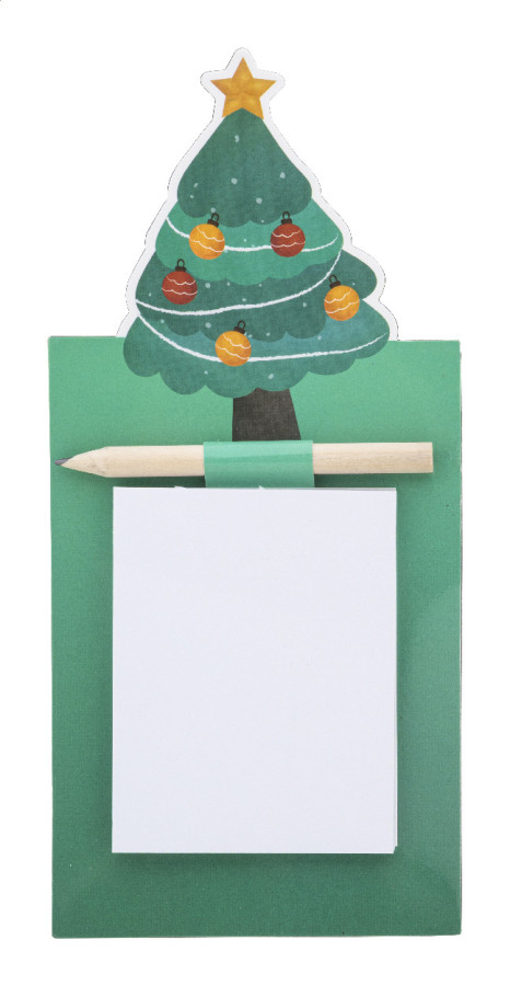 Julliste Vianočný magnetický zápisník, vianočný stromček