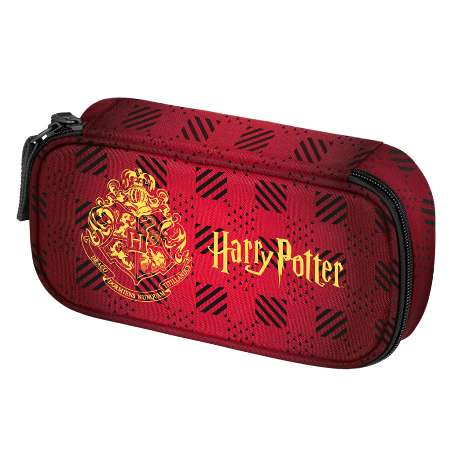 BAAGL Školský peračník etui Harry Potter Rokfort vínový