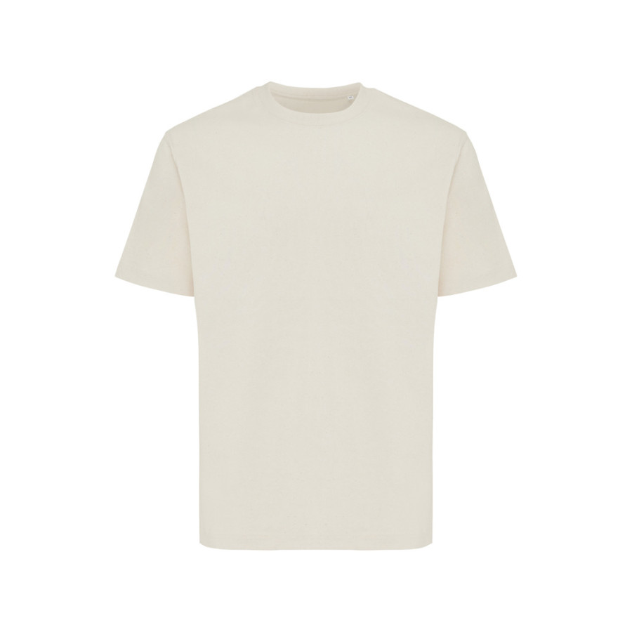 IQONIQ Nikko tričko z hrubej recyklovanej bavlny natural raw 5XL