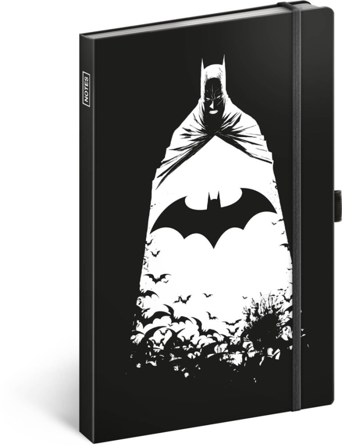 NOTIQUE Notes Batman, linajkovaný, 13 x 21 cm