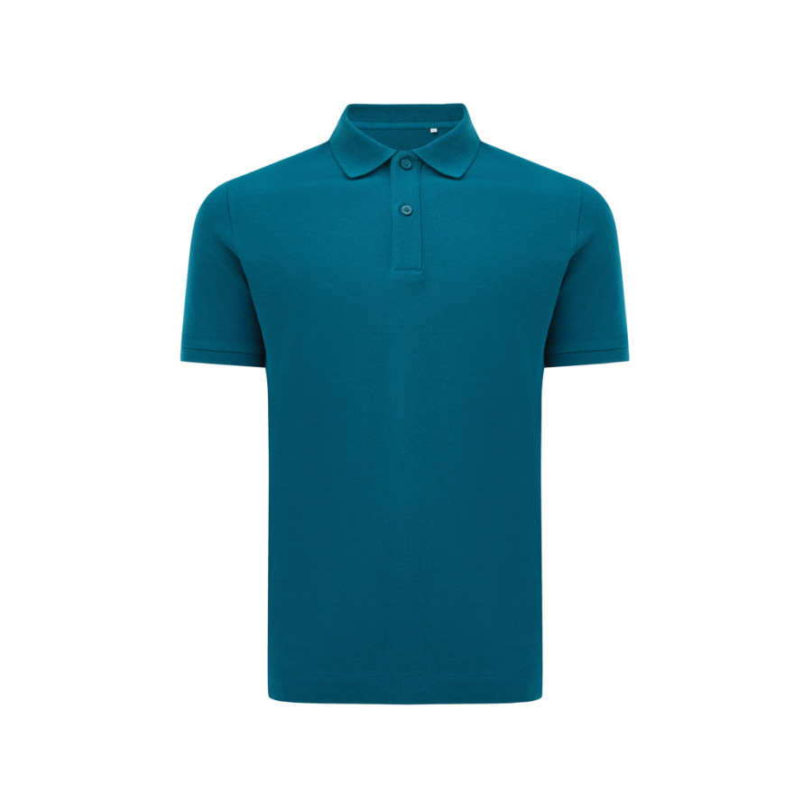 Polo tričko IQONIQ Yosemite z recykl. bavlny dark teal XS