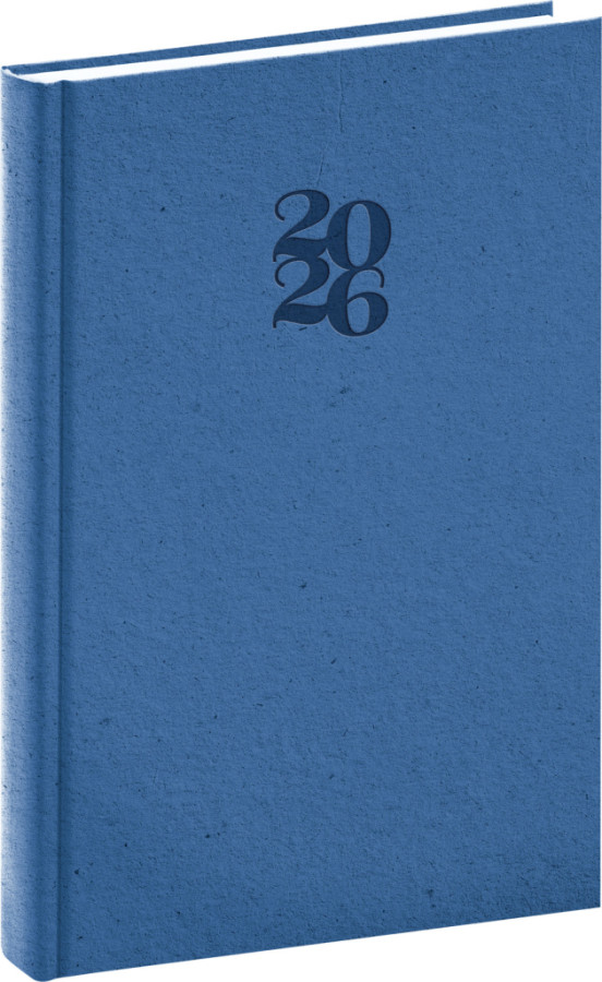 NOTIQUE Denný diár Essenza 2026, slivka, 15 x 21 cm