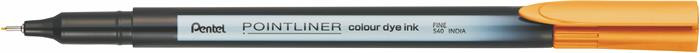 Liner, 0,4 mm, PENTEL "Pointliner", sunset oranžový