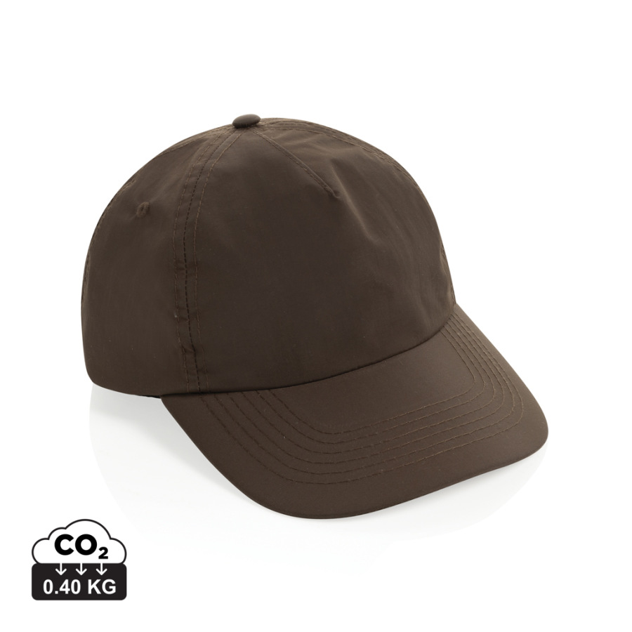 KENTO URBAN RCS dobrodružná 5-panel. šiltovka z rec. nylonu hnedá