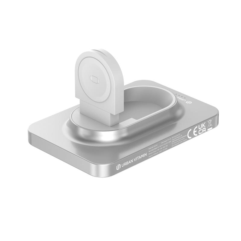 Powerbanka 5000mAh Urban Vitamin Malibu z RCS alu a plastu strieborná 12