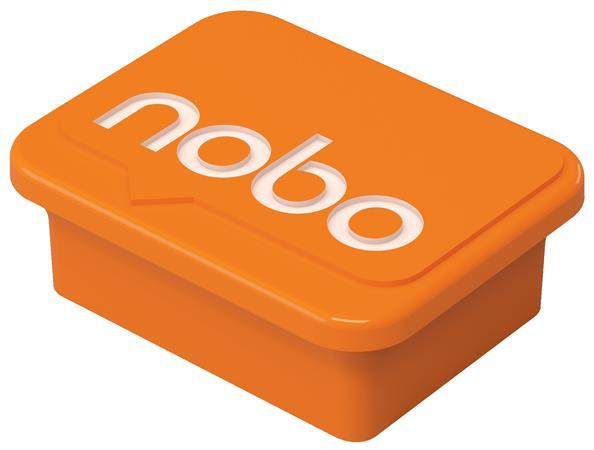 Magnetky k bielym tabuliam, 4 ks, NOBO, oranžové 3