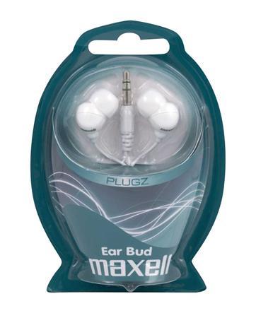 Slúchadlá, MAXELL "Plugz", biela 3