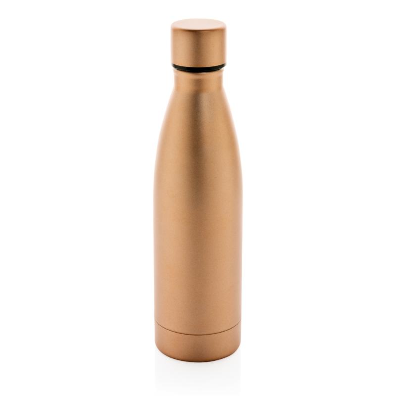 Celofarebná termo fľaša z RCS recyklovanej ocele 500ml zlatá 5