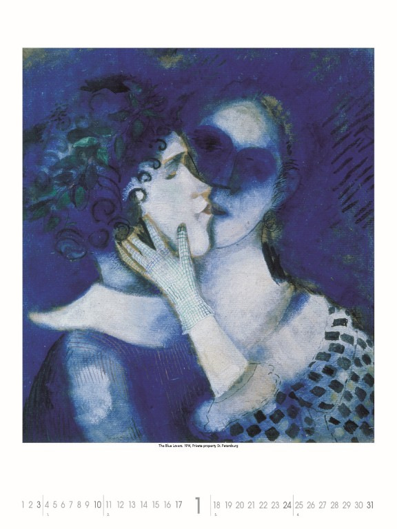 Nástenný kalendár Marc Chagall 2027 2