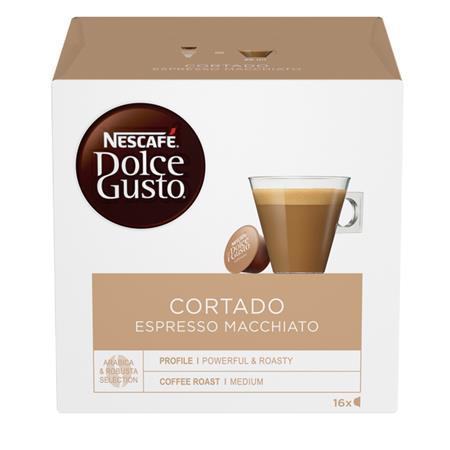 NESCAFE Kávové kapsuly, 16 ks,  NESCAFÉ "Dolce Gusto Cortado Espresso Macchiato" 1