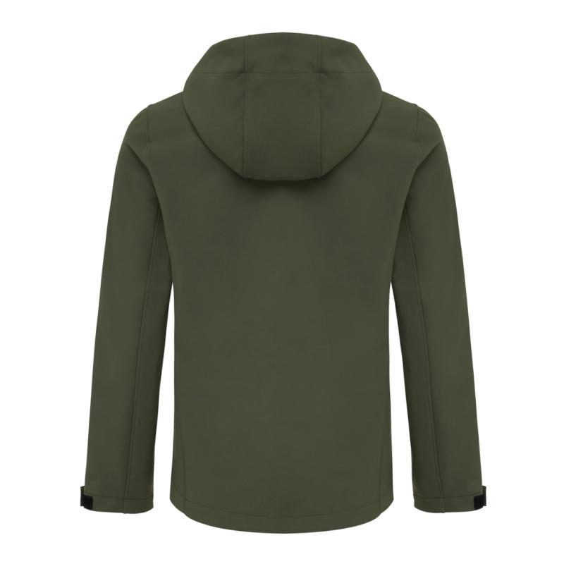 Dámska soft shell bunda IQONIQ Makalu z recykl. polyesteru khaki L 2