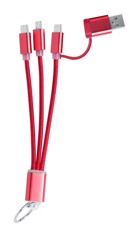 Frecles USB nabíjací kábel na kľúčenke