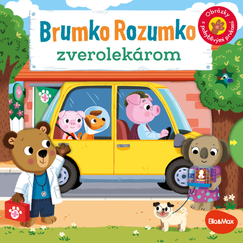 BRUMKO ROZUMKO ZVEROLEKÁROM – Obrázky s pohyblivými prvkami 3