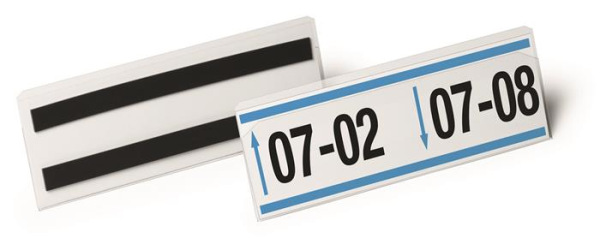 Logistické vrecko, magnetické, 1/2 A5, hotizontálne, DURABLE "HARD COVER", priehľadné 4