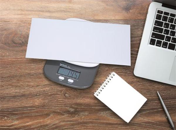 Váha na listy, digitálna, nosnosť 2 kg, MAUL "Start", sivá 3