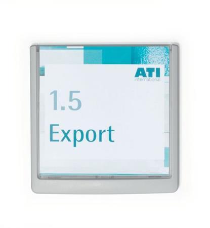 Informačná tabuľa, 149x148,5 mm, DURABLE "CLICK SIGN", biela 2