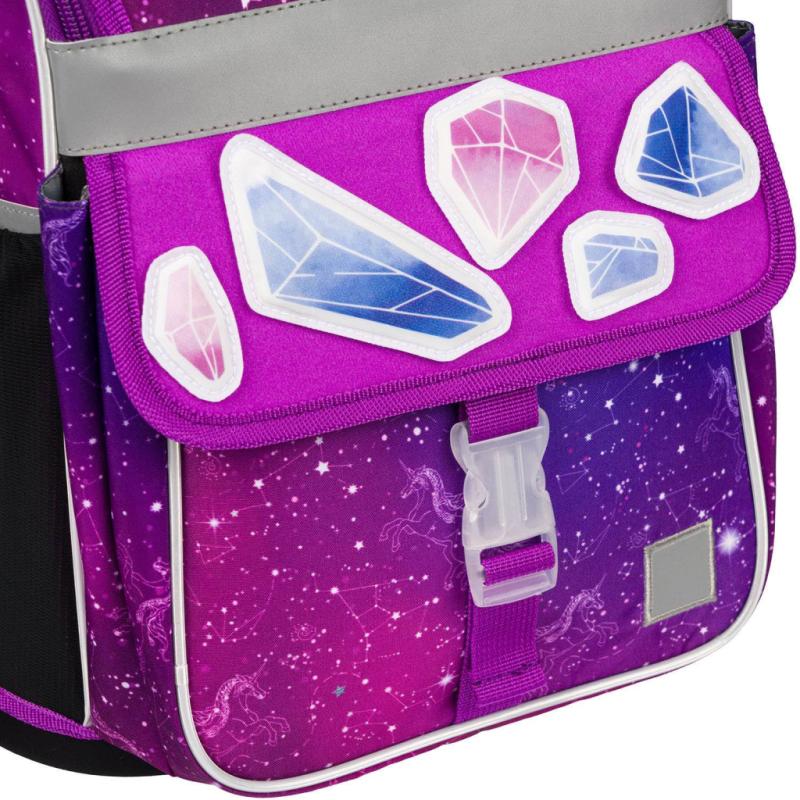 BAAGL Školská aktovka Zippy Unicorn Universe - Kreativ 6