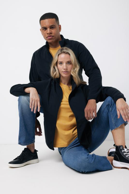 Micro fleece bunda na zips IQONIQ Talung z rec. polyesteru čierna XS 4