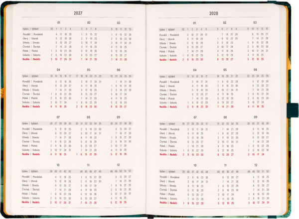 NOTIQUE Planbook diár/notes Mačka 2027, 13 x 21 cm 2