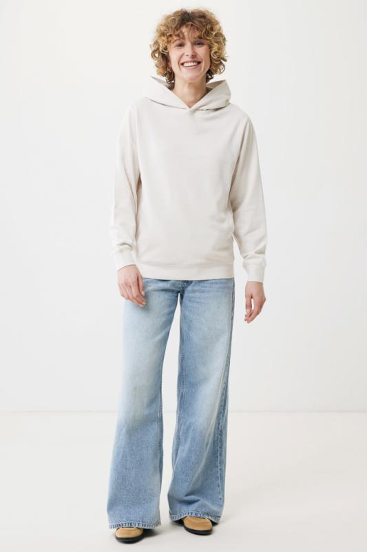Mikina s bočnými vreckami IQONIQ Yengo z rec. bavlny ivory white XXL 11