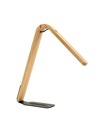 Stolová lampa, LED, 4 W, ALBA "Ledaika", prírodné drevo 2