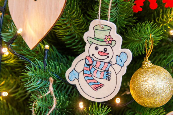 Sormela vianočné ozdoby na vyfarbenie 5