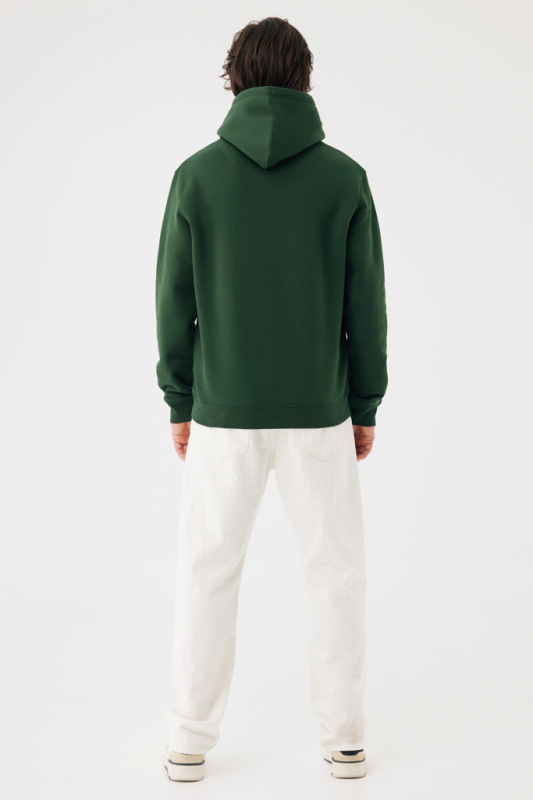 IQONIQ Joshua Unisex mikina s kapucňou z rec. bavlny forest green XL 13