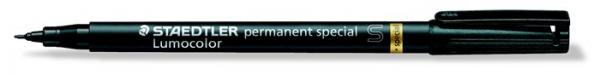 Permanentný popisovač, 0,4 mm, S, STAEDTLER "Lumocolor Special", čierna 2