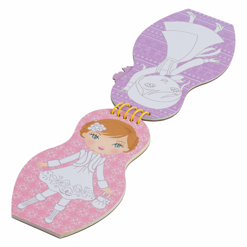 Obliekame ruské bábiky LENA – Maľovanky 2