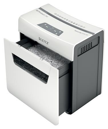 Skartovací stroj, mikrokonfetti, 3 listy, LEITZ "IQ Protect 3M" 2