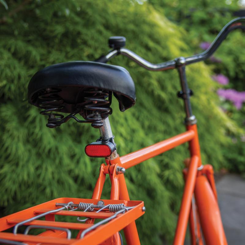 Sada USB dobíjateľných svetiel na bicykel Lumino z RCS ABS čierna 8