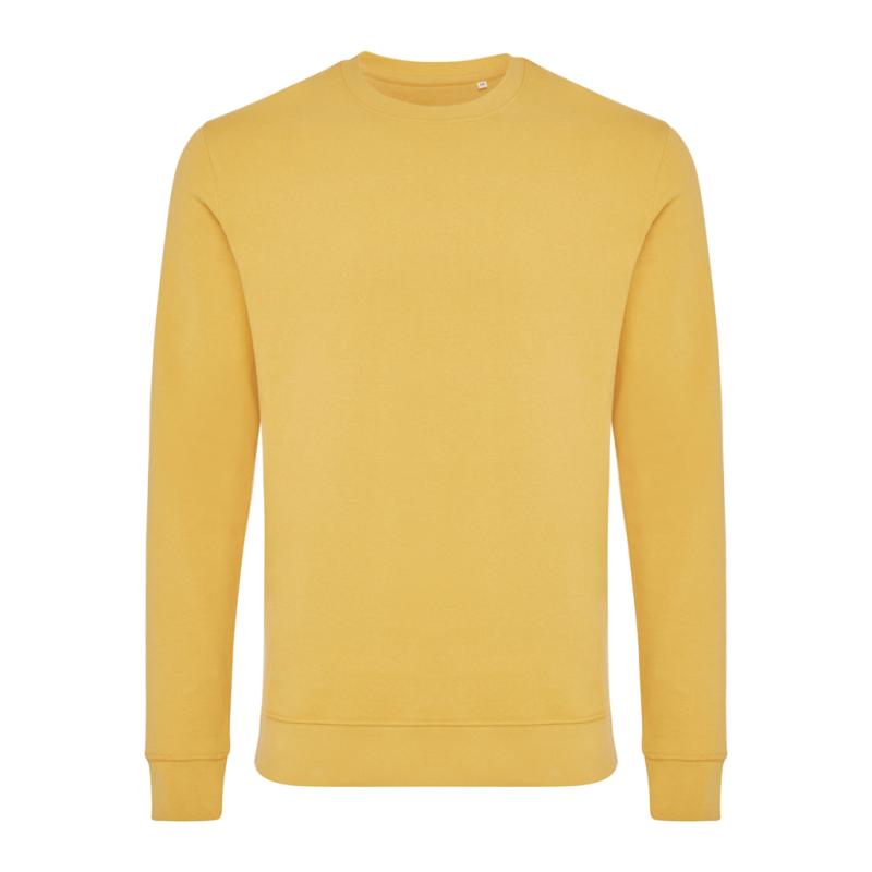 Mikina IQONIQ Zion z recykl. bavlny ochre yellow XXS