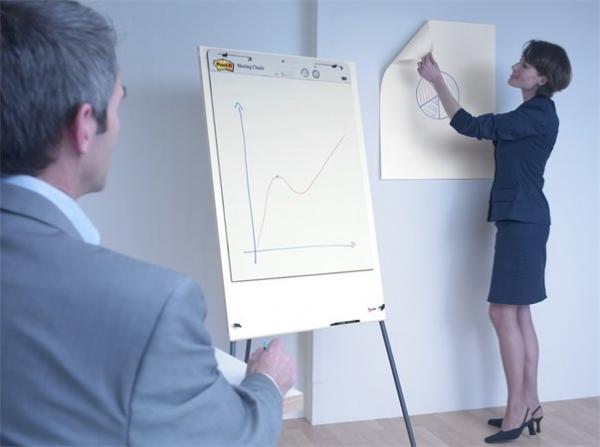 3M POSTIT Meeting Chart biely,30listov,  63,5x77,5cm 2
