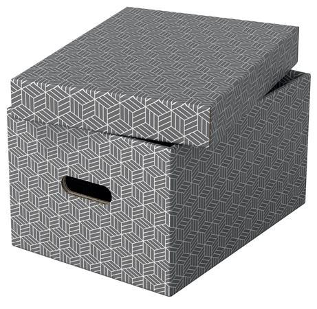 Úložný box, veľ. M, ESSELTE "Home", sivá 2
