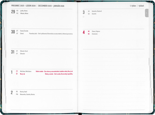 NOTIQUE 18-mesačný diár Petito – Líška 2025/2026, 11 x 17 cm 1