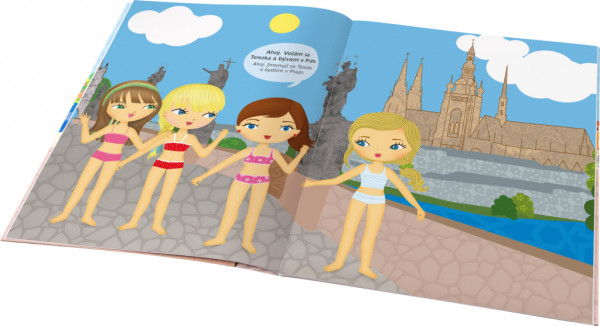 Šaty pre TEREZKU – Kniha samolepiek 1